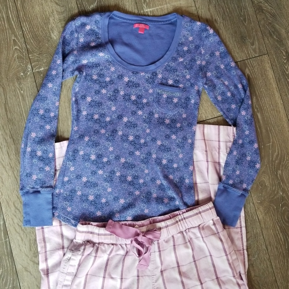 Victoria's Secret blue thermal top size Small
